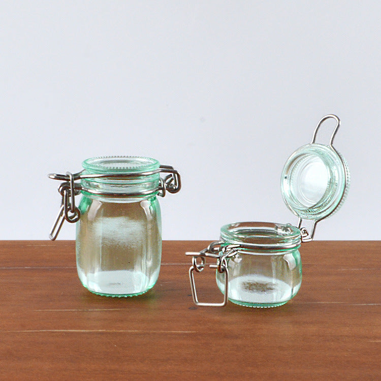 Wholesale 6 points doll house BJD miniature transparent storage tank simulation scene plastic bottle sealed tank storage tank model